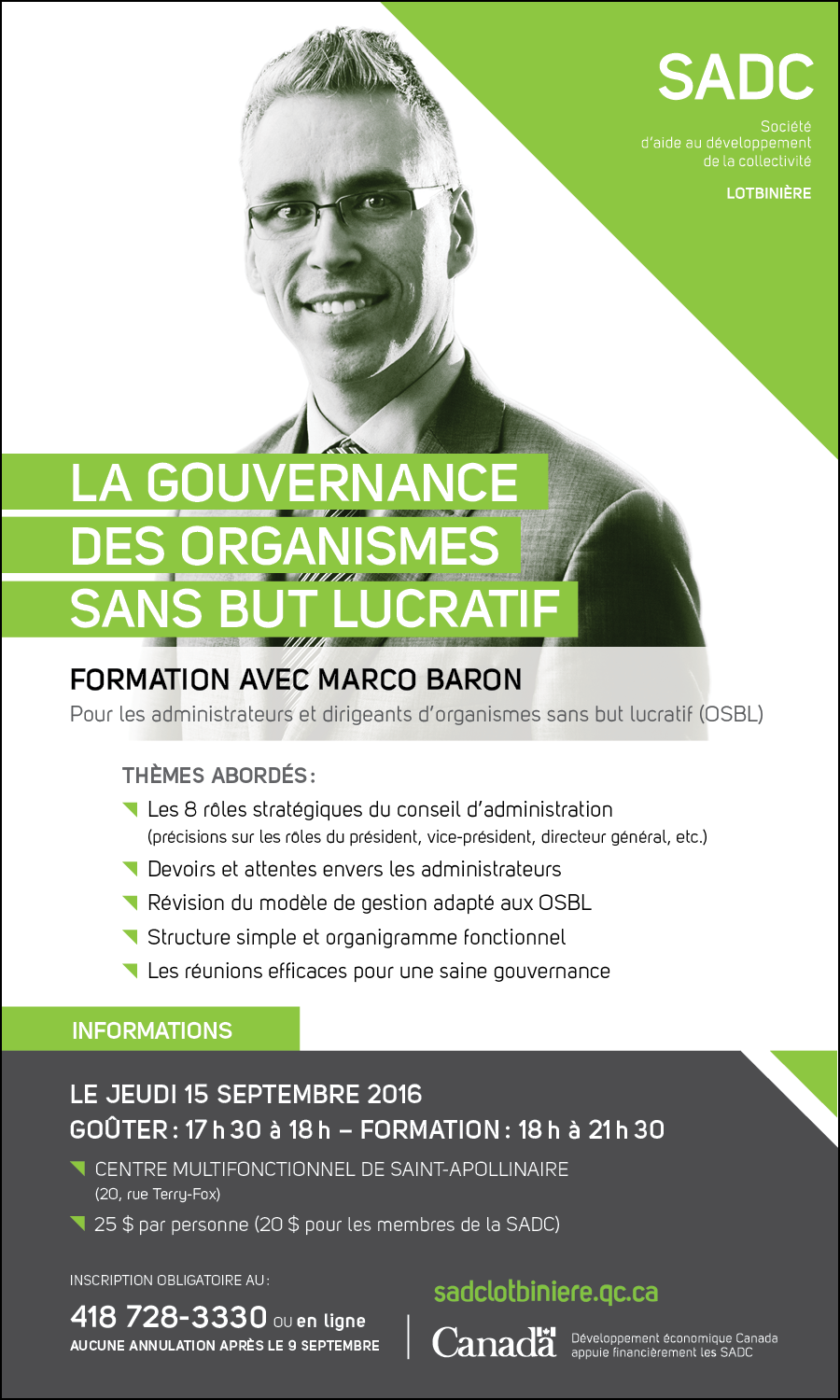 LA GOUVERNANCE DES ORGANISMES SANS BUT LUCRATIF