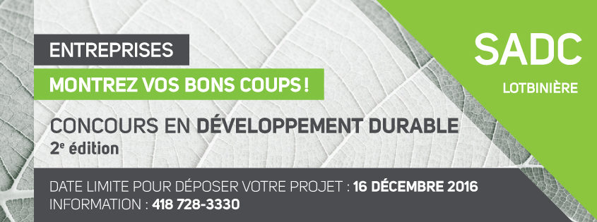 Concours Développement Durable