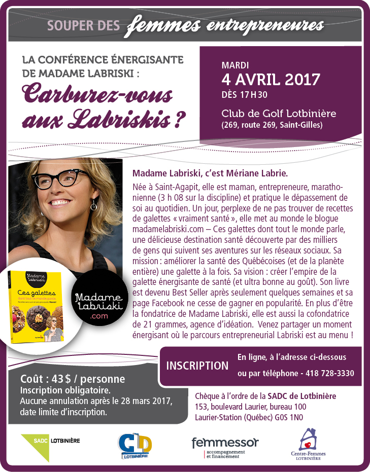 Souper Femme Janvier 2017